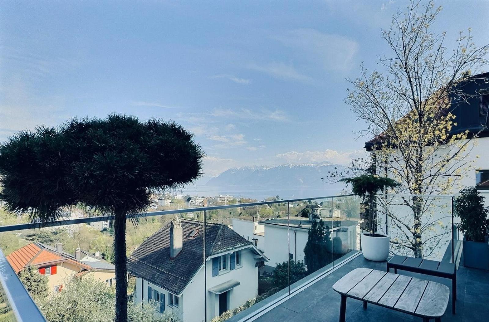 New Luxury Lake View Apartment - Lausanne Exterior photo